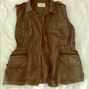 Army green vest